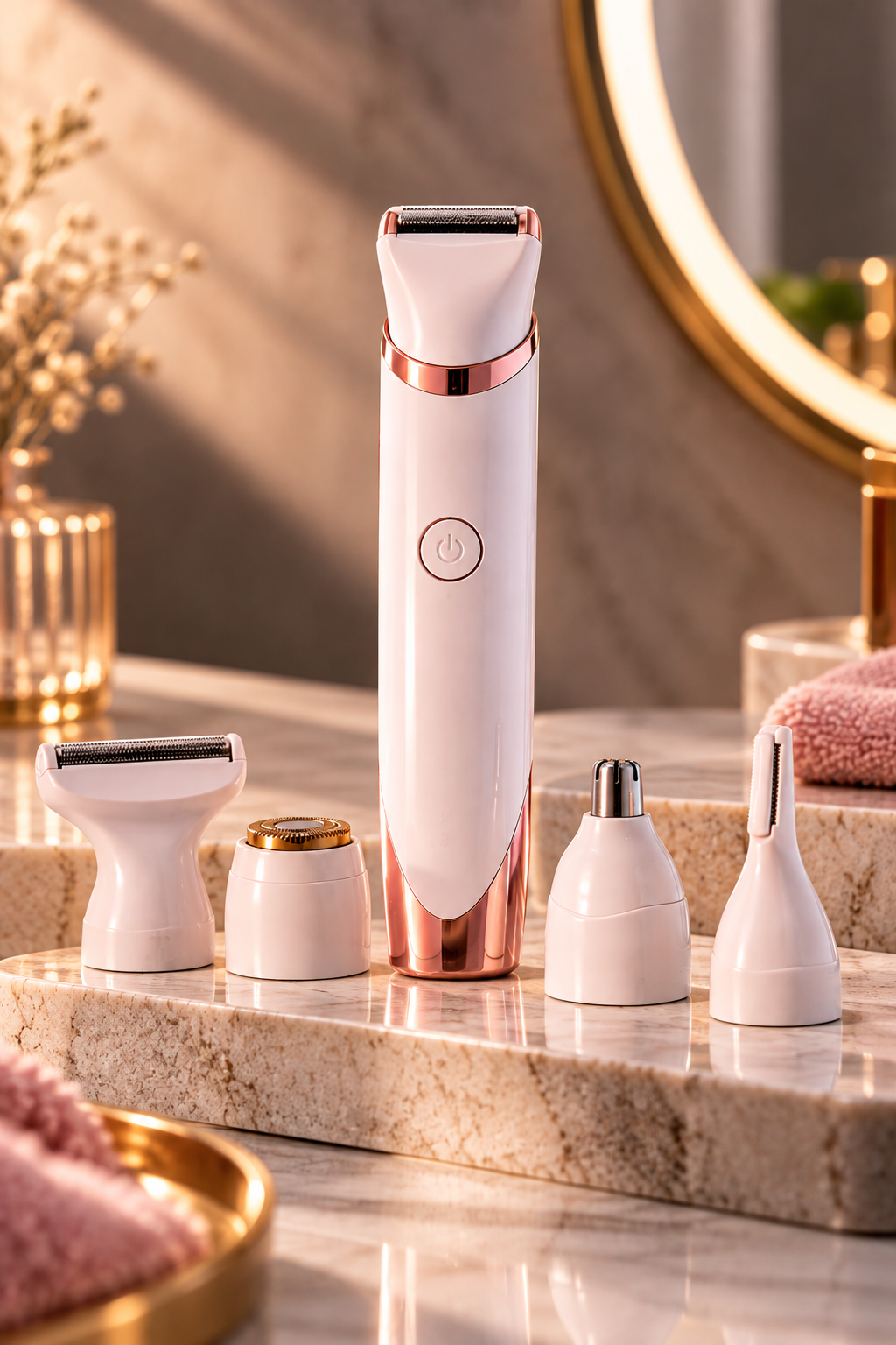 BellaTrim™ 4 en 1 — Depiladora Multifuncional Recargable
