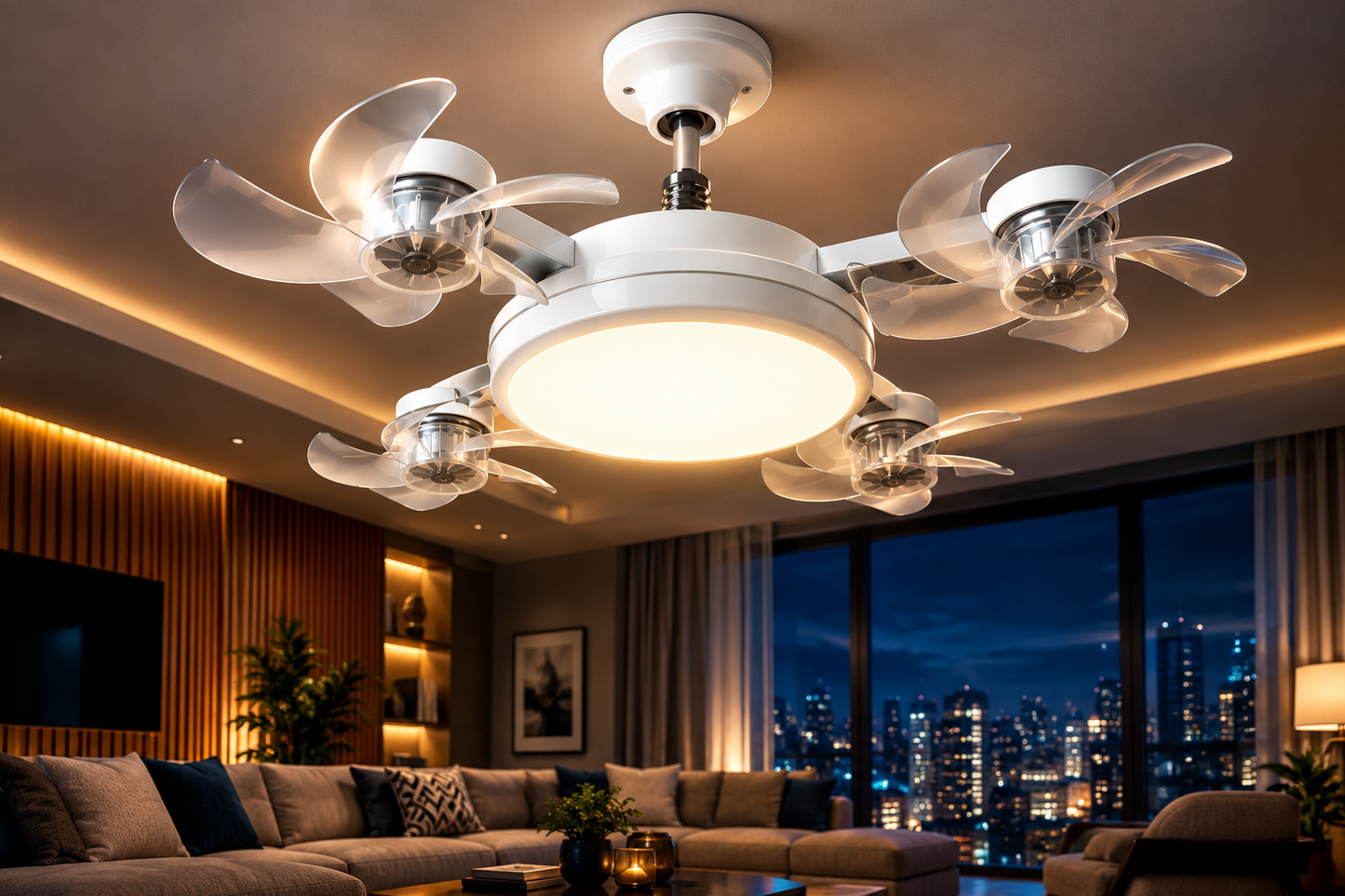 AeroLuz™ 2 en 1 — Ventilador de Techo con Luz LED
