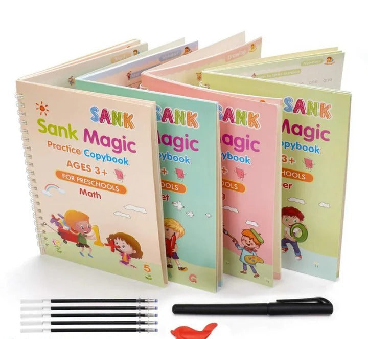 Cuaderno Kit Caligrafia Conjunto 4