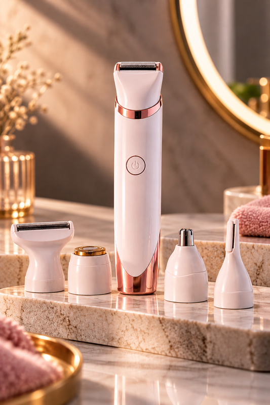 BellaTrim™ 4 en 1 — Depiladora Multifuncional Recargable