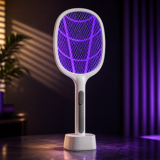 ZapPRO™ | Raquete elétrica 2 em 1 para matar mosquitos ⚡