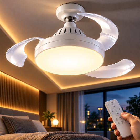AeroLuz™ 2 en 1 — Ventilador de Techo con Luz LED