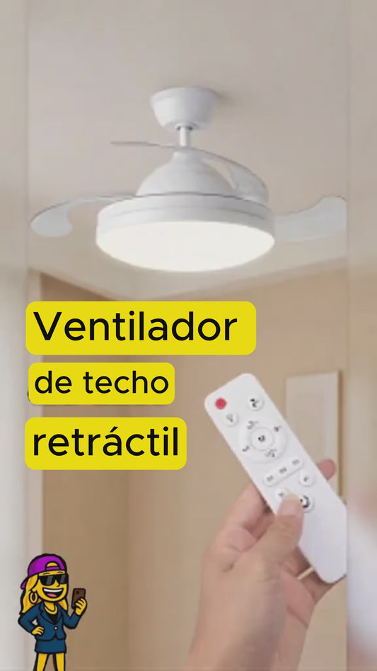 AeroLuz™ 2 en 1 — Ventilador de Techo con Luz LED